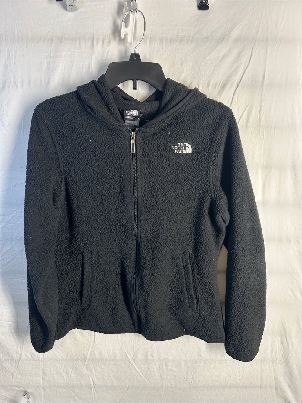 The North Face Women’s Black Sherpa Fleece Hoodie